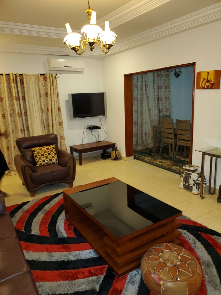 three bedrooms furnished  house for rent with swimming pool at Taf for D350,000 per year 