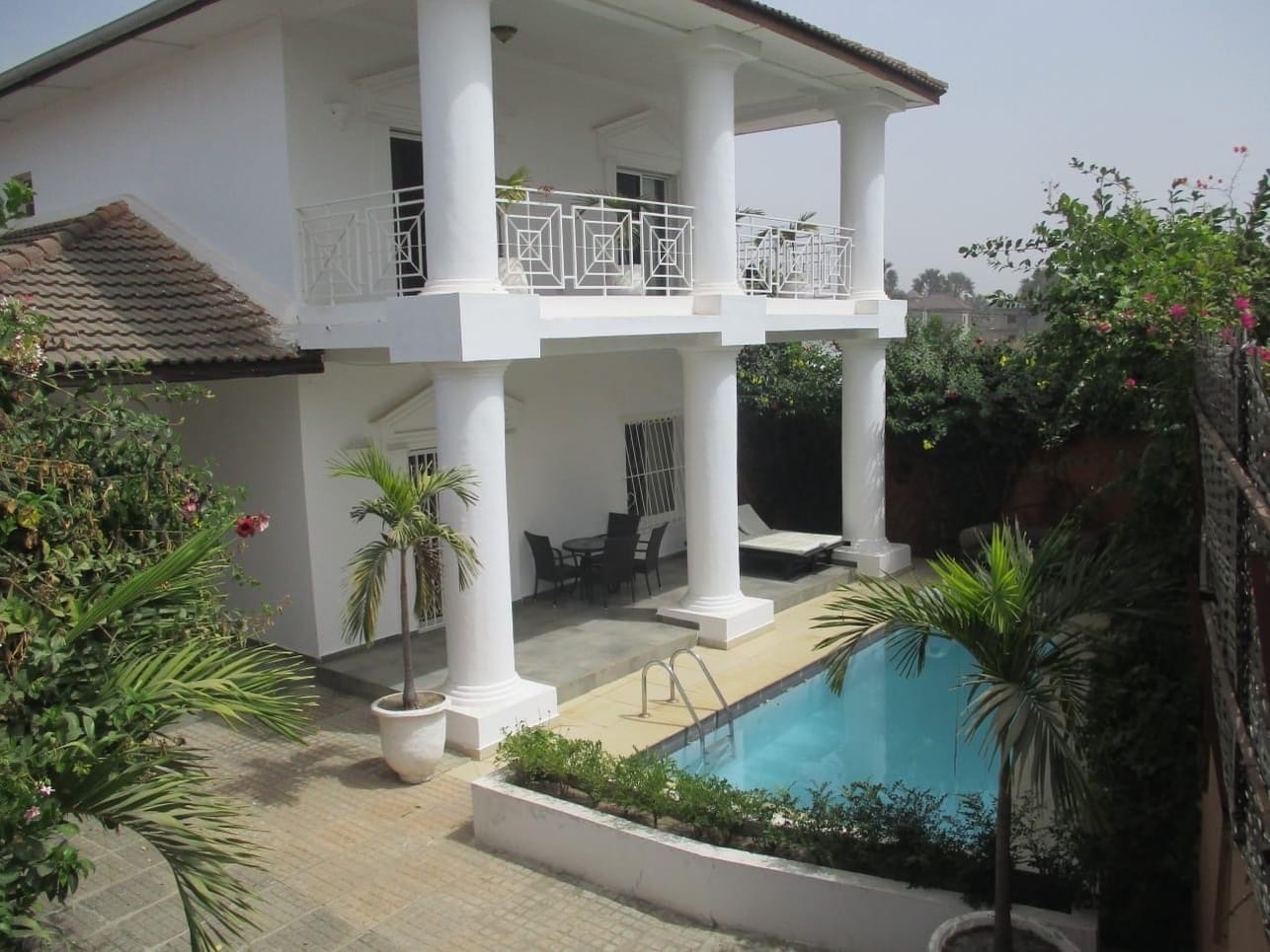 Furnished Three bedrooms house for rent at Brufut Height with swimming pool 