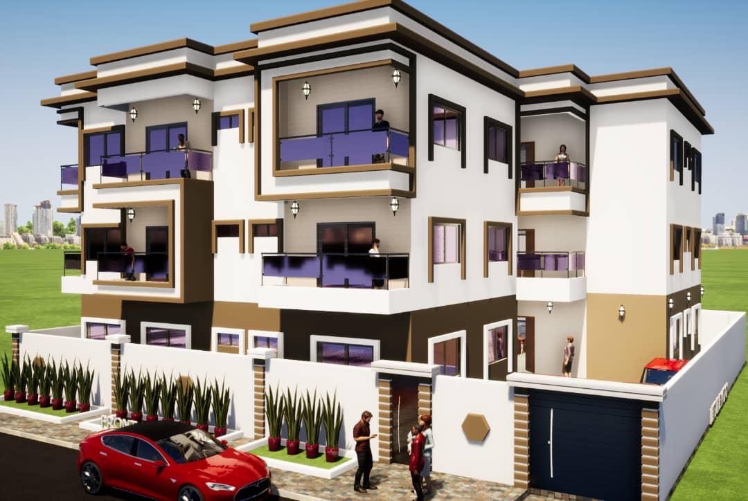 For Sale: Incomplete 9-Apartment Guest House – Sukuta Nema Junction