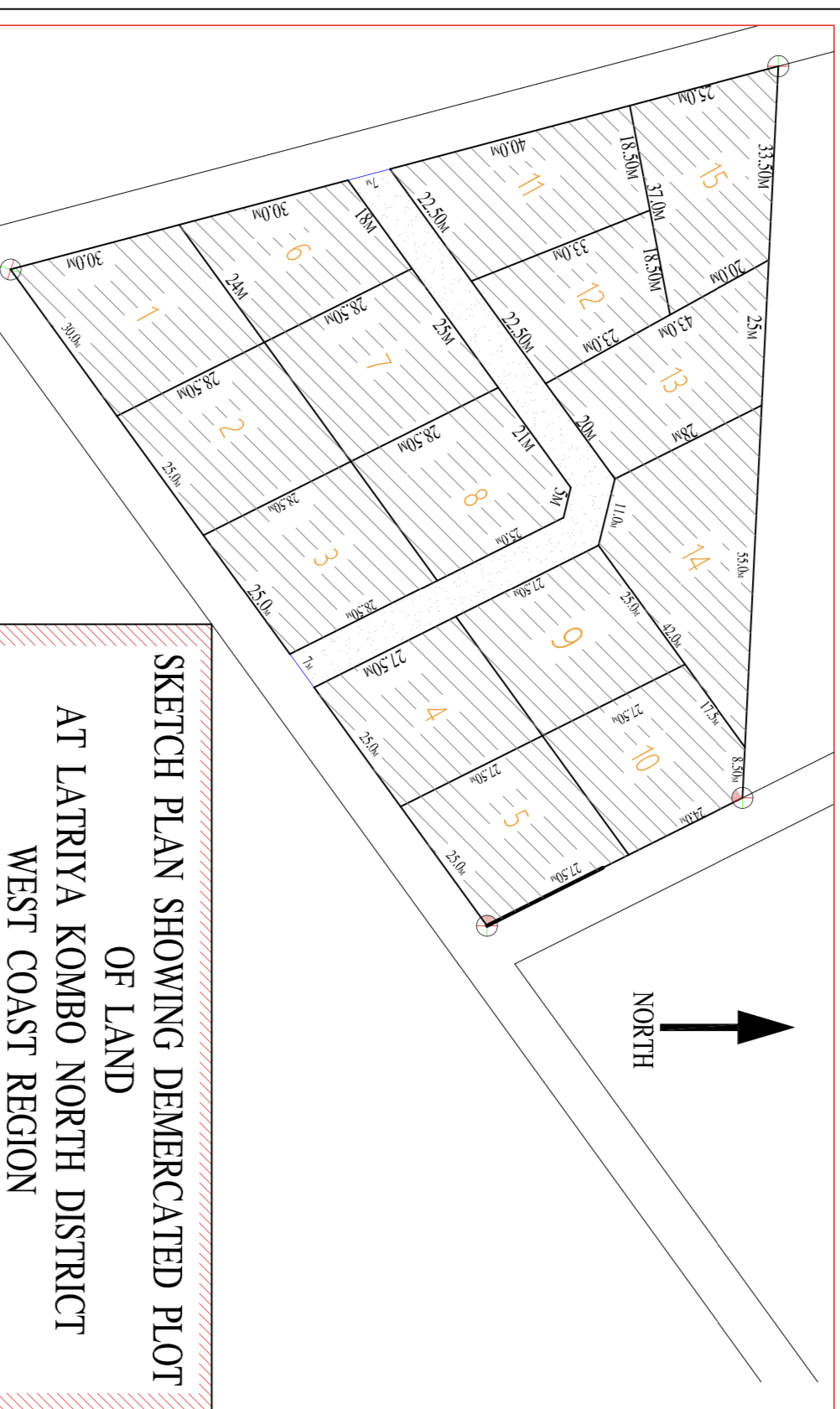 Lease Empty plots of land for sale at latriya with electricity and few munites walk to the highway few plots available