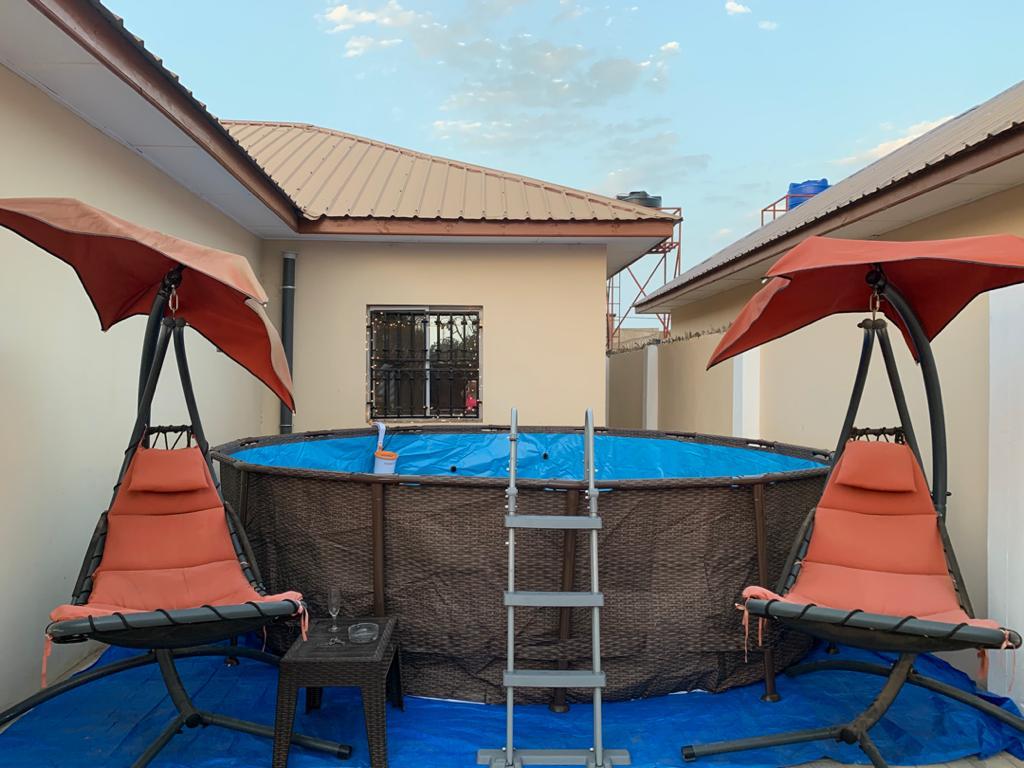 three bedrooms house with artificial swimming pool for sale at kololi near senegambia 